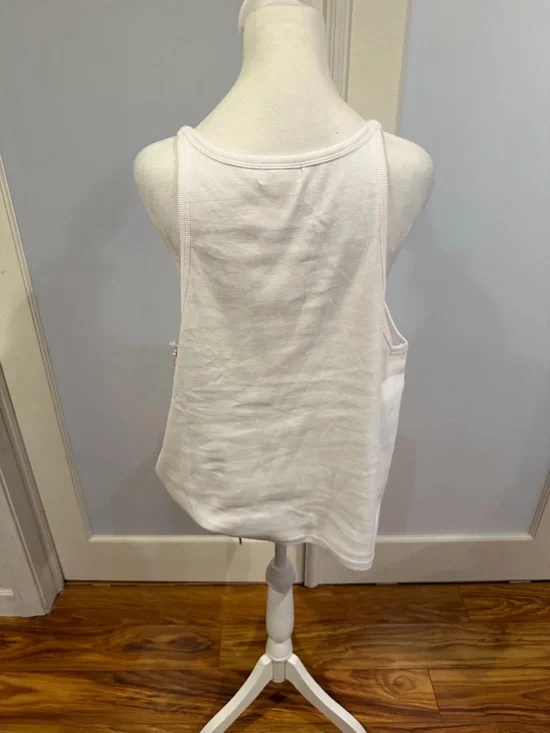 Good American White Scoop Neck Tank- 21” P2P - Picture 4 of 9